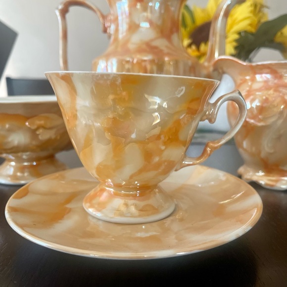 18th century porcelain tea set from Walbrzych Poland - Picture 6 of 6